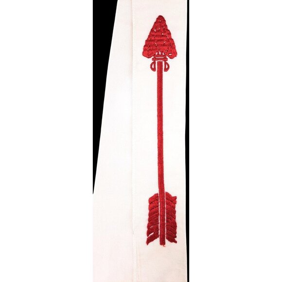 Vintage Boy Scout Order Of The Arrow Ordeal Sash Red White Honor Scouting Award - Picture 2 of 4